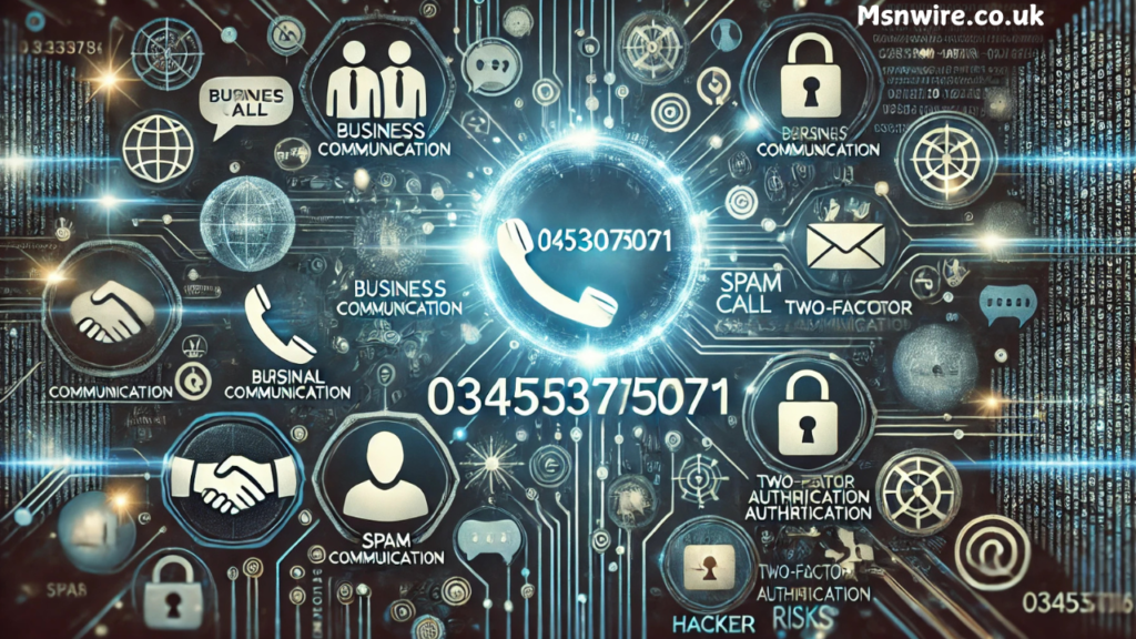 Importance of Phone Numbers like 03453075071 in Today’s Digital World