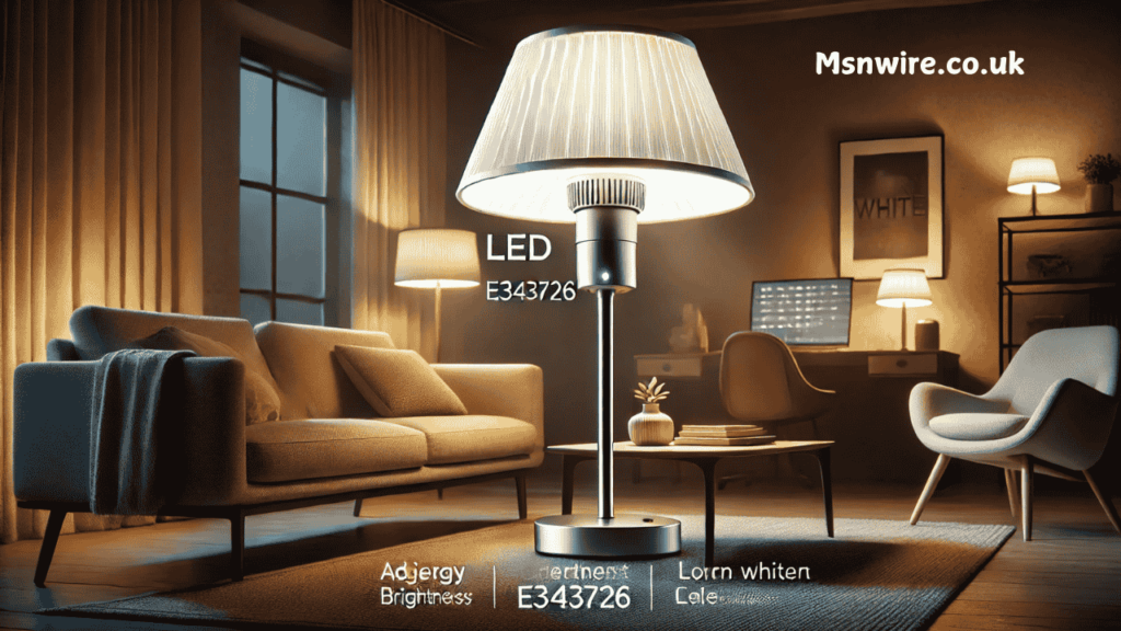 LED Lamp E343726: Energy-Efficient Lighting Solution for Modern Living
